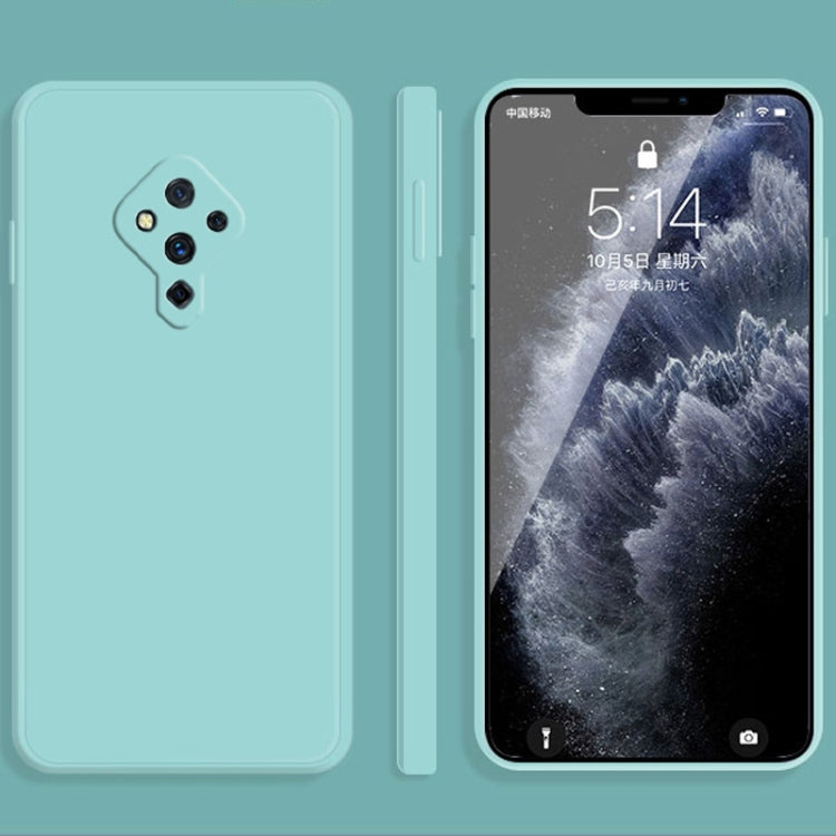 Solid Color Imitation Liquid Silicone Straight Edge Dropproof Full Coverage Protective Case, For vivo iQOO Neo, For vivo IQOO Neo3, For vivo iQOO Pro, For vivo IQOO, For vivo S5, For vivo S6, For vivo S7, For vivo X23, For vivo X27, For vivo X27 Pro