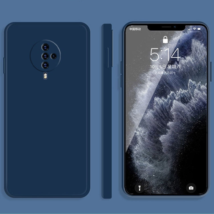 Solid Color Imitation Liquid Silicone Straight Edge Dropproof Full Coverage Protective Case, For vivo iQOO Neo, For vivo IQOO Neo3, For vivo iQOO Pro, For vivo IQOO, For vivo S5, For vivo S6, For vivo S7, For vivo X23, For vivo X27, For vivo X27 Pro