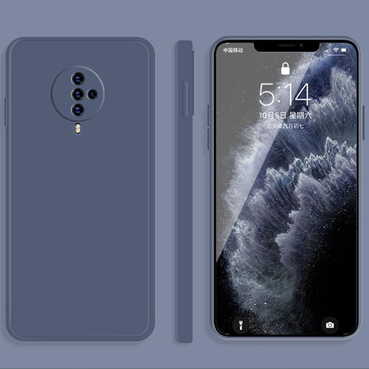 Solid Color Imitation Liquid Silicone Straight Edge Dropproof Full Coverage Protective Case, For vivo iQOO Neo, For vivo IQOO Neo3, For vivo iQOO Pro, For vivo IQOO, For vivo S5, For vivo S6, For vivo S7, For vivo X23, For vivo X27, For vivo X27 Pro