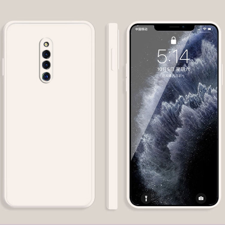 Solid Color Imitation Liquid Silicone Straight Edge Dropproof Full Coverage Protective Case, For vivo iQOO Neo, For vivo IQOO Neo3, For vivo iQOO Pro, For vivo IQOO, For vivo S5, For vivo S6, For vivo S7, For vivo X23, For vivo X27, For vivo X27 Pro