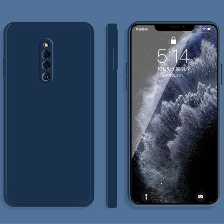 Solid Color Imitation Liquid Silicone Straight Edge Dropproof Full Coverage Protective Case, For vivo iQOO Neo, For vivo IQOO Neo3, For vivo iQOO Pro, For vivo IQOO, For vivo S5, For vivo S6, For vivo S7, For vivo X23, For vivo X27, For vivo X27 Pro