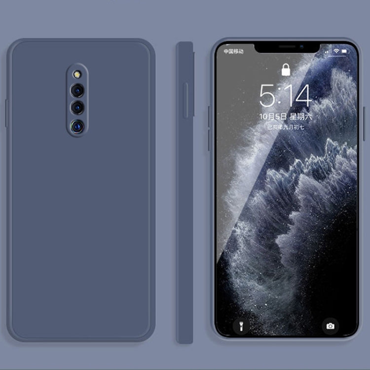 Solid Color Imitation Liquid Silicone Straight Edge Dropproof Full Coverage Protective Case, For vivo iQOO Neo, For vivo IQOO Neo3, For vivo iQOO Pro, For vivo IQOO, For vivo S5, For vivo S6, For vivo S7, For vivo X23, For vivo X27, For vivo X27 Pro