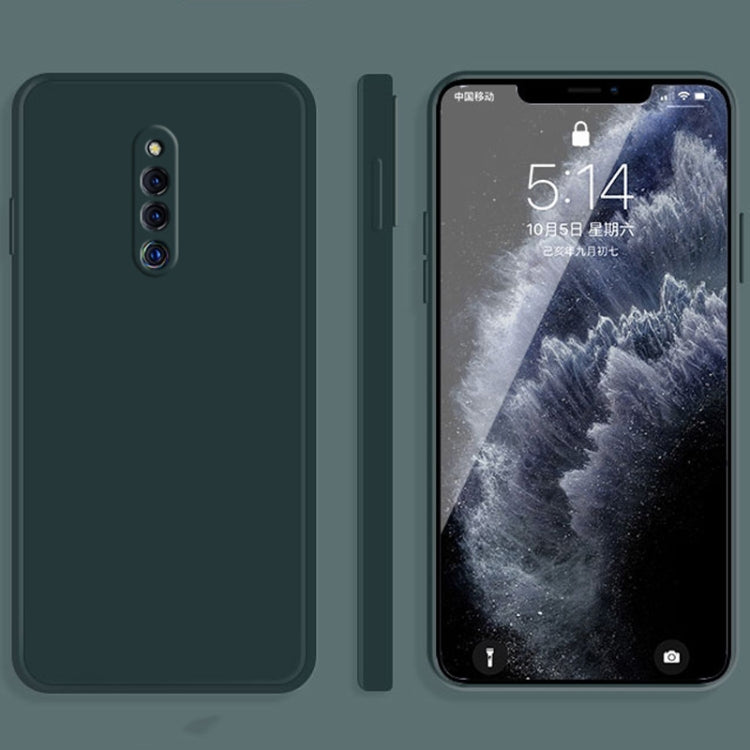 Solid Color Imitation Liquid Silicone Straight Edge Dropproof Full Coverage Protective Case, For vivo iQOO Neo, For vivo IQOO Neo3, For vivo iQOO Pro, For vivo IQOO, For vivo S5, For vivo S6, For vivo S7, For vivo X23, For vivo X27, For vivo X27 Pro