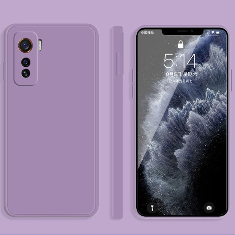 Solid Color Imitation Liquid Silicone Straight Edge Dropproof Full Coverage Protective Case, For vivo X30, For vivo X30 Pro, For vivo X50, For vivo X50 Pro, For vivo IQOO 5, For vivo S9, For vivo X60, For vivo X60 Pro