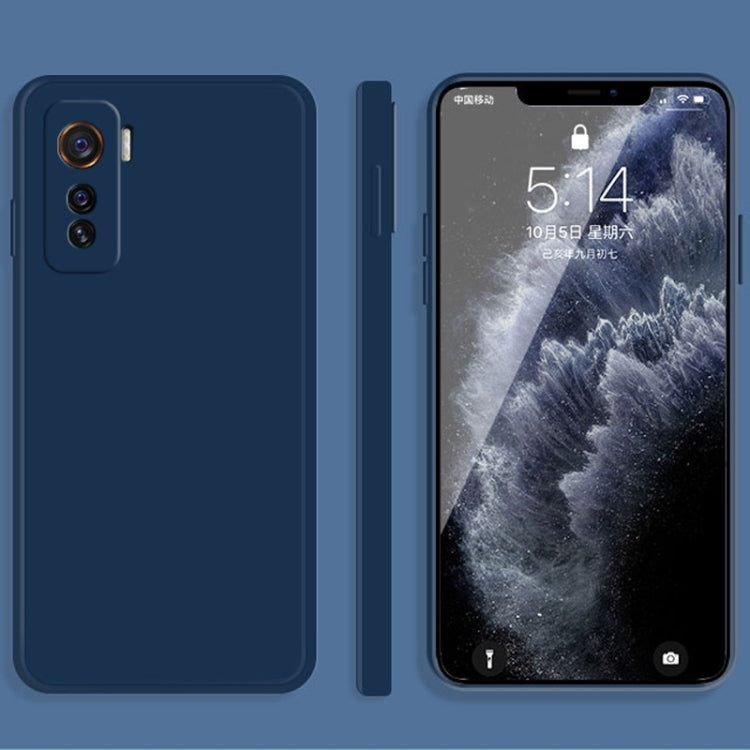 Solid Color Imitation Liquid Silicone Straight Edge Dropproof Full Coverage Protective Case, For vivo X30, For vivo X30 Pro, For vivo X50, For vivo X50 Pro, For vivo IQOO 5, For vivo S9, For vivo X60, For vivo X60 Pro