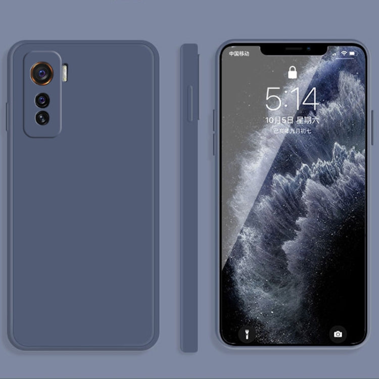 Solid Color Imitation Liquid Silicone Straight Edge Dropproof Full Coverage Protective Case, For vivo X30, For vivo X30 Pro, For vivo X50, For vivo X50 Pro, For vivo IQOO 5, For vivo S9, For vivo X60, For vivo X60 Pro