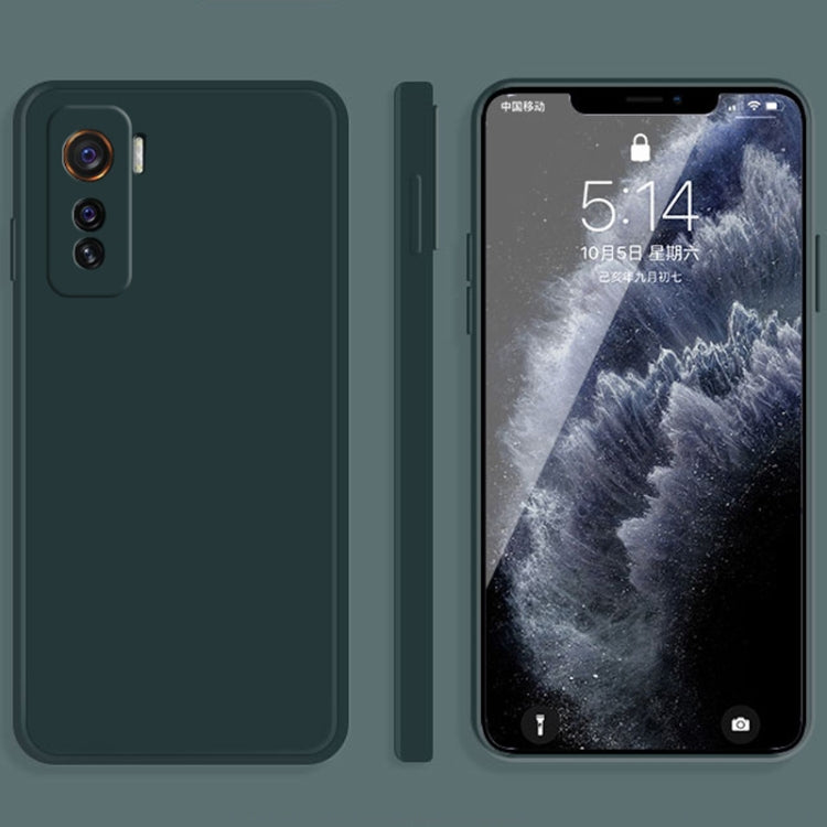 Solid Color Imitation Liquid Silicone Straight Edge Dropproof Full Coverage Protective Case, For vivo X30, For vivo X30 Pro, For vivo X50, For vivo X50 Pro, For vivo IQOO 5, For vivo S9, For vivo X60, For vivo X60 Pro