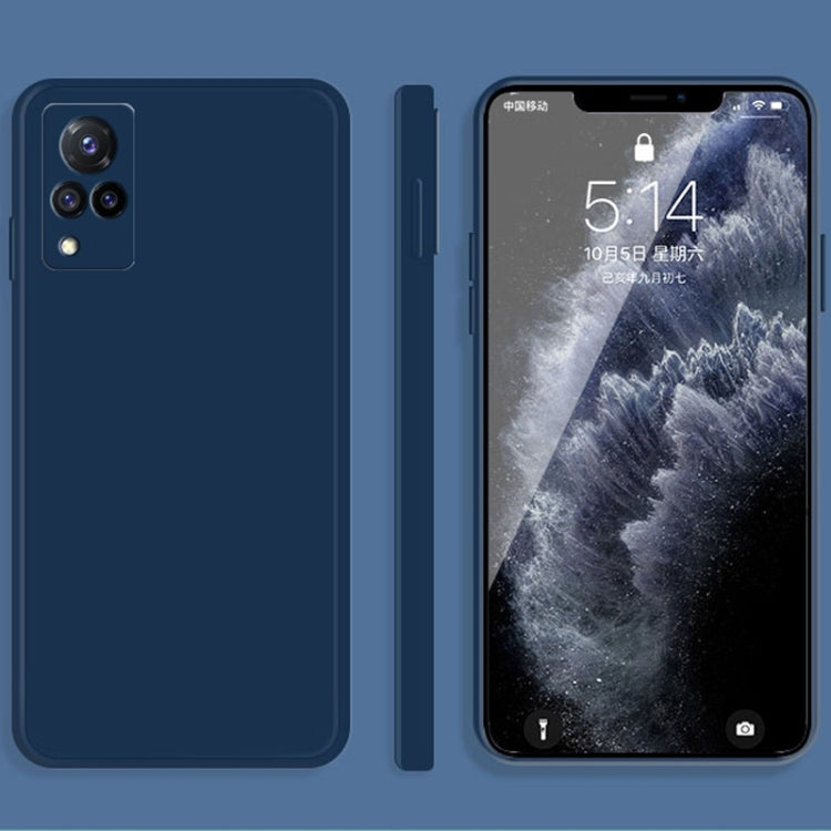 Solid Color Imitation Liquid Silicone Straight Edge Dropproof Full Coverage Protective Case, For vivo X30, For vivo X30 Pro, For vivo X50, For vivo X50 Pro, For vivo IQOO 5, For vivo S9, For vivo X60, For vivo X60 Pro