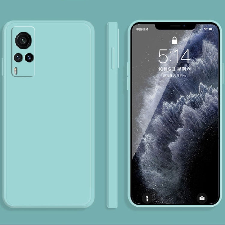 Solid Color Imitation Liquid Silicone Straight Edge Dropproof Full Coverage Protective Case, For vivo X30, For vivo X30 Pro, For vivo X50, For vivo X50 Pro, For vivo IQOO 5, For vivo S9, For vivo X60, For vivo X60 Pro
