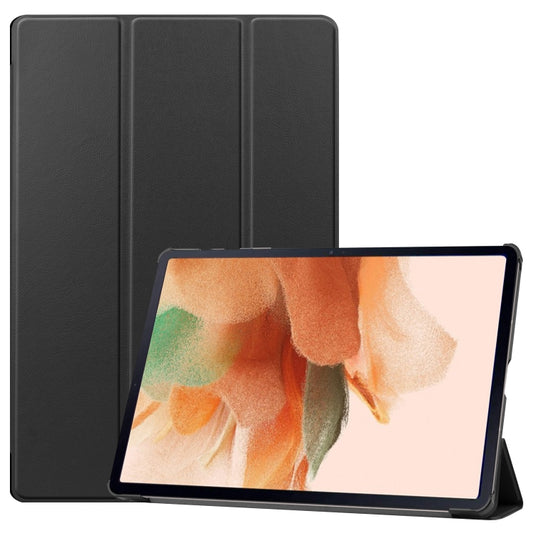 Custer Texture Horizontal Flip Leather Case with Three-folding Holder & Sleep / Wake-up Function