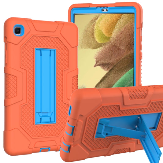Contrast Color Robot Shockproof Silicone + PC Protective Case with Holder