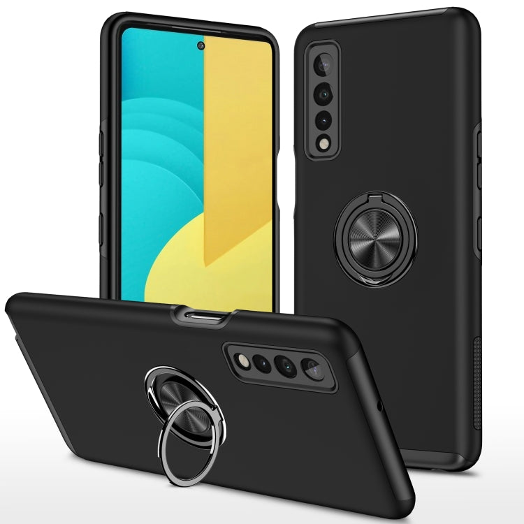 PC + TPU Shockproof Magnetic Protective Case with Invisible Ring Holder, For LG Stylo 7 5G, For Motorola Moto G9 Power, For vivo Y31, For Xiaomi Poco M3, For Xiaomi Redmi Note9 4G, For Xiaomi Redmi 9C