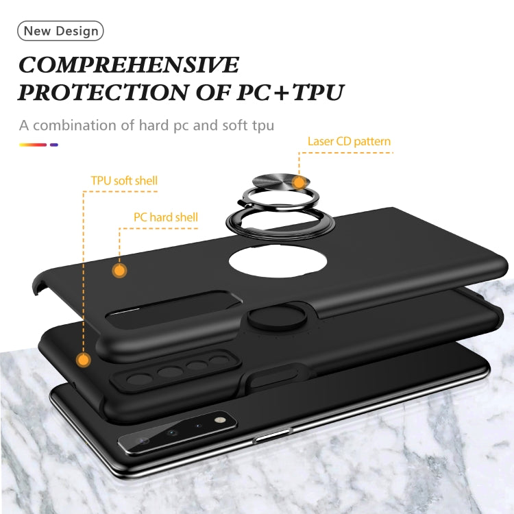 PC + TPU Shockproof Magnetic Protective Case with Invisible Ring Holder, For LG Stylo 7 5G, For Motorola Moto G9 Power, For vivo Y31, For Xiaomi Poco M3, For Xiaomi Redmi Note9 4G, For Xiaomi Redmi 9C