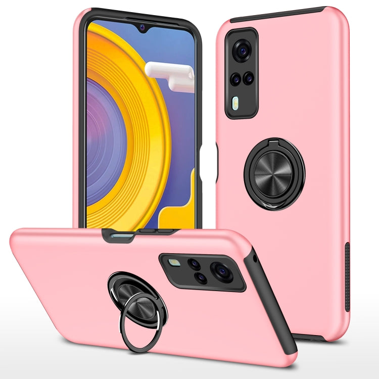 PC + TPU Shockproof Magnetic Protective Case with Invisible Ring Holder, For LG Stylo 7 5G, For Motorola Moto G9 Power, For vivo Y31, For Xiaomi Poco M3, For Xiaomi Redmi Note9 4G, For Xiaomi Redmi 9C