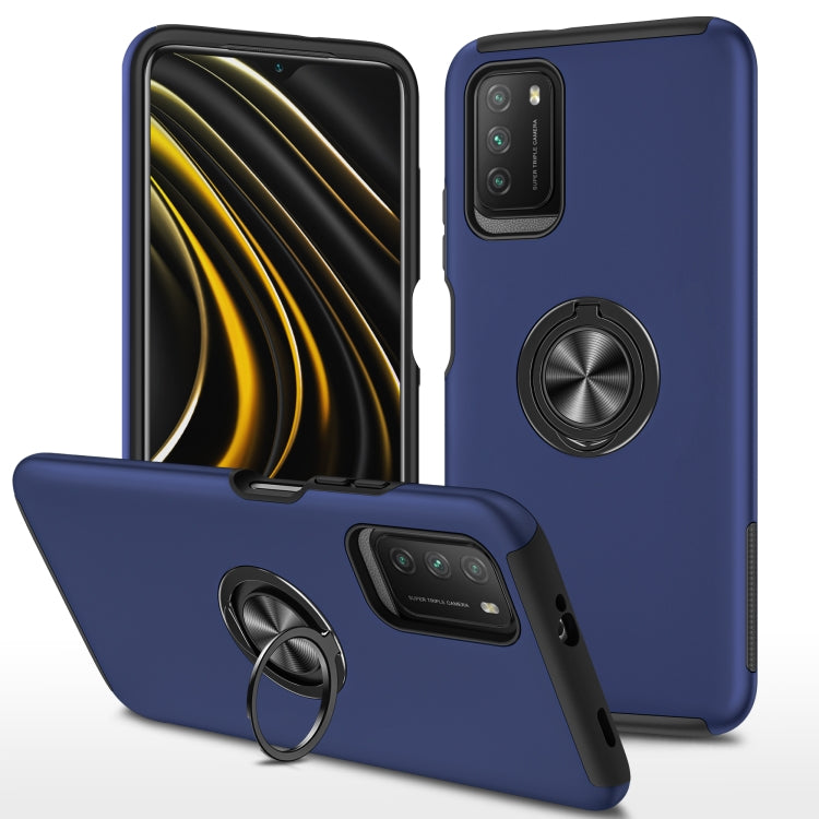 PC + TPU Shockproof Magnetic Protective Case with Invisible Ring Holder, For LG Stylo 7 5G, For Motorola Moto G9 Power, For vivo Y31, For Xiaomi Poco M3, For Xiaomi Redmi Note9 4G, For Xiaomi Redmi 9C