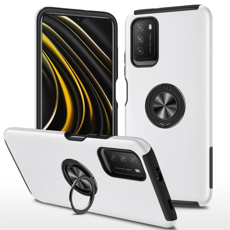 PC + TPU Shockproof Magnetic Protective Case with Invisible Ring Holder, For LG Stylo 7 5G, For Motorola Moto G9 Power, For vivo Y31, For Xiaomi Poco M3, For Xiaomi Redmi Note9 4G, For Xiaomi Redmi 9C