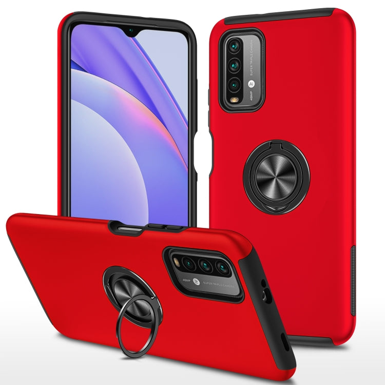 PC + TPU Shockproof Magnetic Protective Case with Invisible Ring Holder, For LG Stylo 7 5G, For Motorola Moto G9 Power, For vivo Y31, For Xiaomi Poco M3, For Xiaomi Redmi Note9 4G, For Xiaomi Redmi 9C