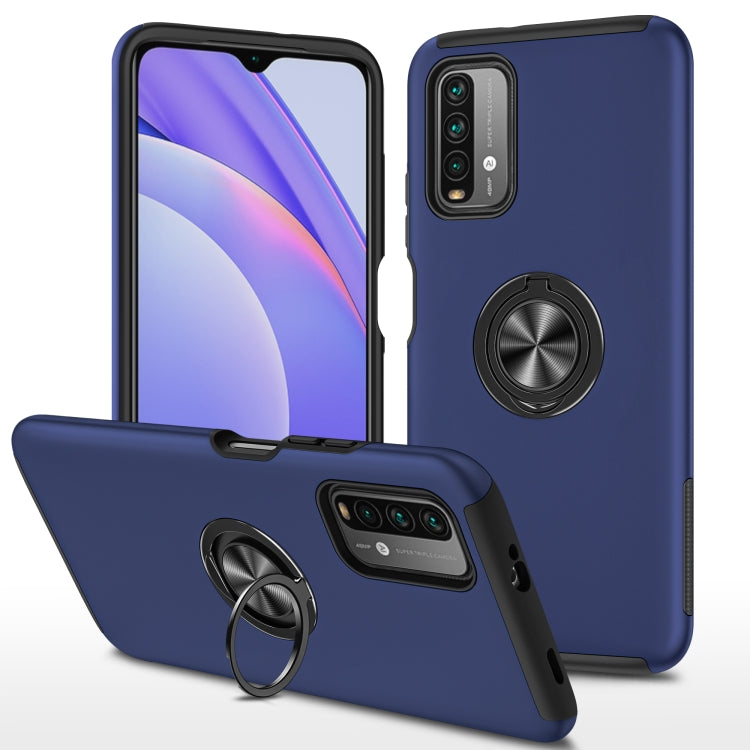 PC + TPU Shockproof Magnetic Protective Case with Invisible Ring Holder, For LG Stylo 7 5G, For Motorola Moto G9 Power, For vivo Y31, For Xiaomi Poco M3, For Xiaomi Redmi Note9 4G, For Xiaomi Redmi 9C