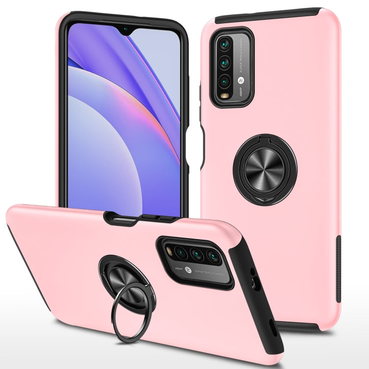 PC + TPU Shockproof Magnetic Protective Case with Invisible Ring Holder, For LG Stylo 7 5G, For Motorola Moto G9 Power, For vivo Y31, For Xiaomi Poco M3, For Xiaomi Redmi Note9 4G, For Xiaomi Redmi 9C