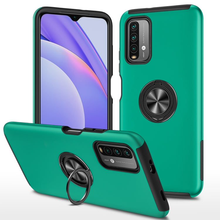 PC + TPU Shockproof Magnetic Protective Case with Invisible Ring Holder, For LG Stylo 7 5G, For Motorola Moto G9 Power, For vivo Y31, For Xiaomi Poco M3, For Xiaomi Redmi Note9 4G, For Xiaomi Redmi 9C