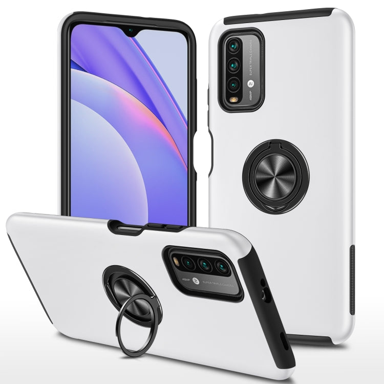 PC + TPU Shockproof Magnetic Protective Case with Invisible Ring Holder, For LG Stylo 7 5G, For Motorola Moto G9 Power, For vivo Y31, For Xiaomi Poco M3, For Xiaomi Redmi Note9 4G, For Xiaomi Redmi 9C