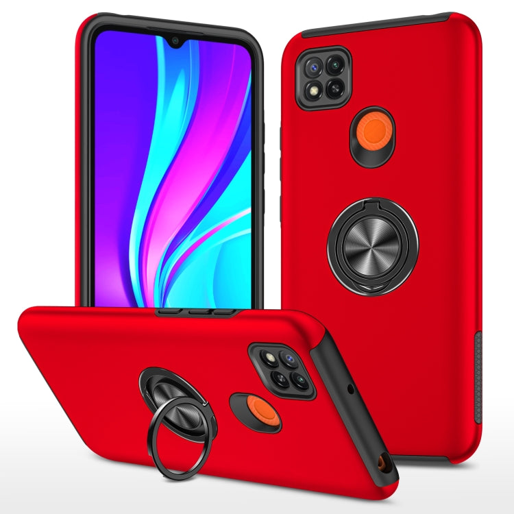 PC + TPU Shockproof Magnetic Protective Case with Invisible Ring Holder, For LG Stylo 7 5G, For Motorola Moto G9 Power, For vivo Y31, For Xiaomi Poco M3, For Xiaomi Redmi Note9 4G, For Xiaomi Redmi 9C