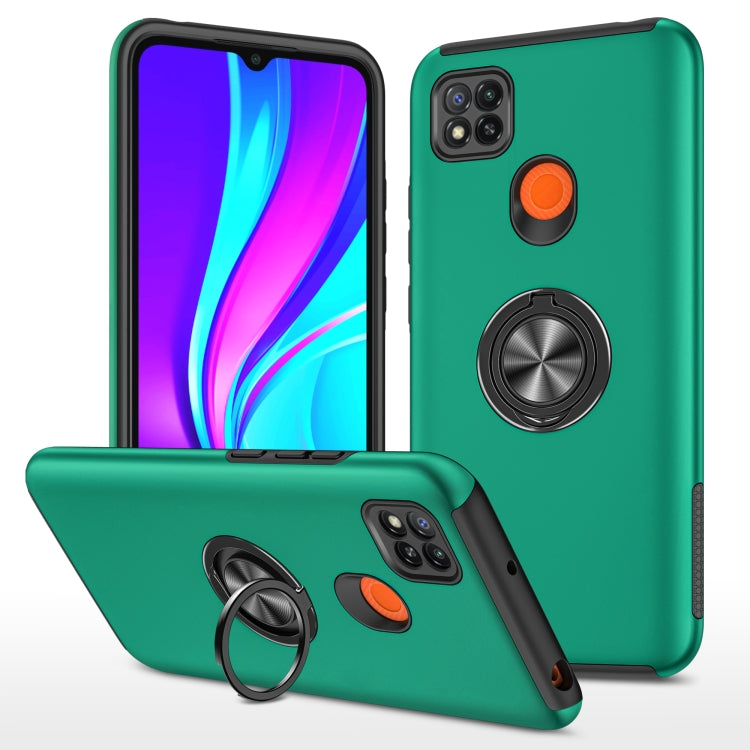 PC + TPU Shockproof Magnetic Protective Case with Invisible Ring Holder, For LG Stylo 7 5G, For Motorola Moto G9 Power, For vivo Y31, For Xiaomi Poco M3, For Xiaomi Redmi Note9 4G, For Xiaomi Redmi 9C