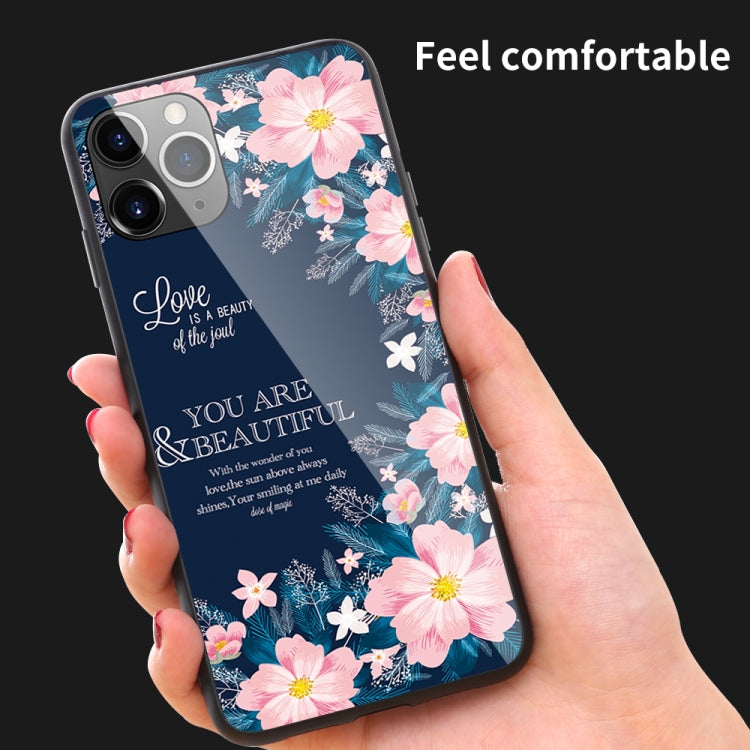 Colorful Painted Glass Case, For iPhone 11, For iPhone 11 Pro, For iPhone 11 Pro Max