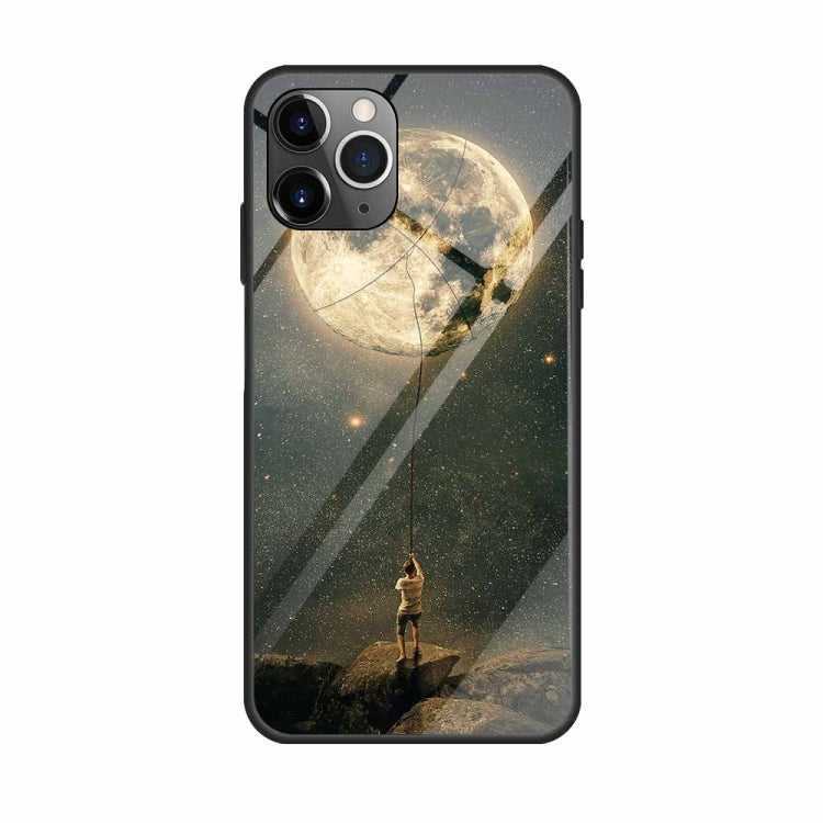 Colorful Painted Glass Case, For iPhone 11, For iPhone 11 Pro, For iPhone 11 Pro Max