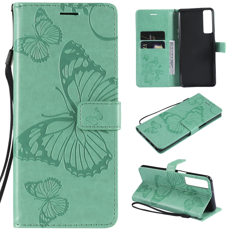 Pressed Printing Butterfly Pattern Horizontal Flip PU Leather Case with Holder & Card Slots & Wallet & Lanyard, For LG Stylo 7 5G / 4G, For OPPO A74 4G / F19 4G, For OPPO A94 5G / F19 Pro / Reno 5F, For OPPO A93 5G / A74 5G�����������������������������...