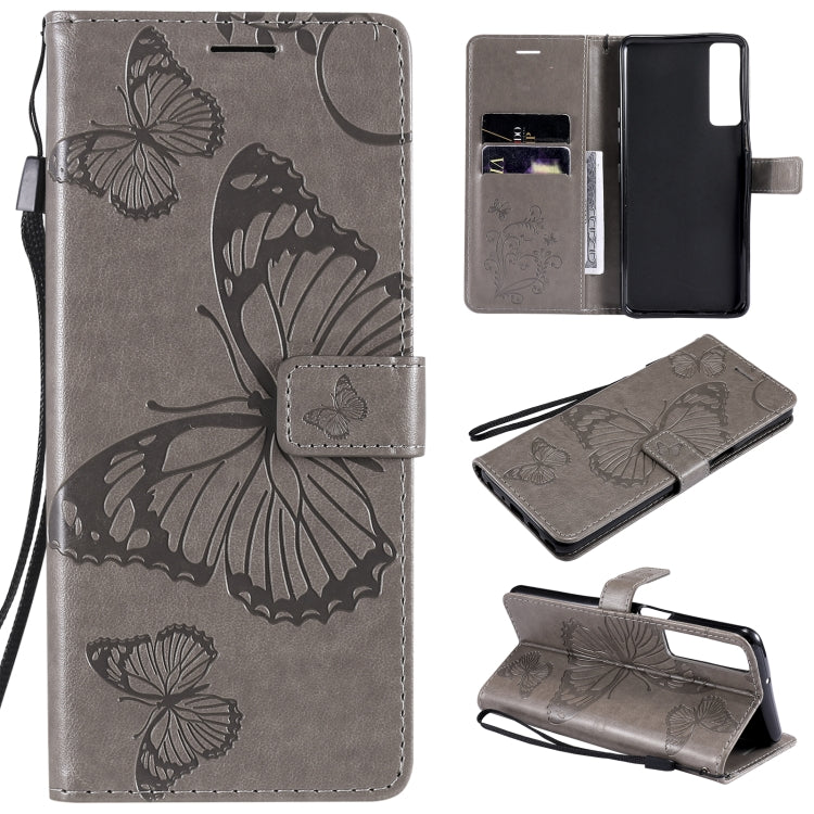 Pressed Printing Butterfly Pattern Horizontal Flip PU Leather Case with Holder & Card Slots & Wallet & Lanyard, For LG Stylo 7 5G / 4G, For OPPO A74 4G / F19 4G, For OPPO A94 5G / F19 Pro / Reno 5F, For OPPO A93 5G / A74 5G�����������������������������...