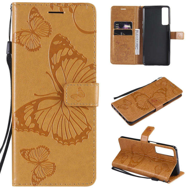 Pressed Printing Butterfly Pattern Horizontal Flip PU Leather Case with Holder & Card Slots & Wallet & Lanyard, For LG Stylo 7 5G / 4G, For OPPO A74 4G / F19 4G, For OPPO A94 5G / F19 Pro / Reno 5F, For OPPO A93 5G / A74 5G�����������������������������...