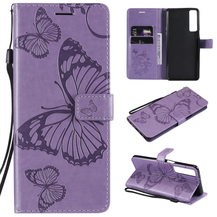 Pressed Printing Butterfly Pattern Horizontal Flip PU Leather Case with Holder & Card Slots & Wallet & Lanyard, For LG Stylo 7 5G / 4G, For OPPO A74 4G / F19 4G, For OPPO A94 5G / F19 Pro / Reno 5F, For OPPO A93 5G / A74 5G�����������������������������...