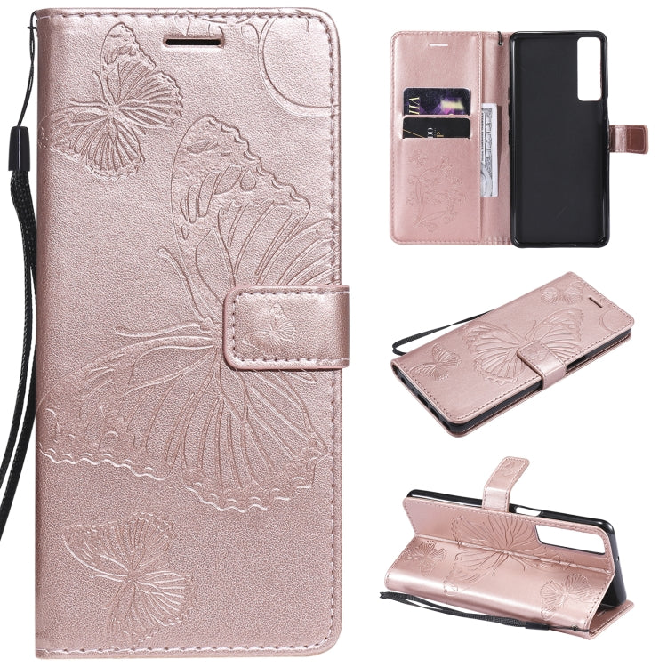 Pressed Printing Butterfly Pattern Horizontal Flip PU Leather Case with Holder & Card Slots & Wallet & Lanyard, For LG Stylo 7 5G / 4G, For OPPO A74 4G / F19 4G, For OPPO A94 5G / F19 Pro / Reno 5F, For OPPO A93 5G / A74 5G�����������������������������...