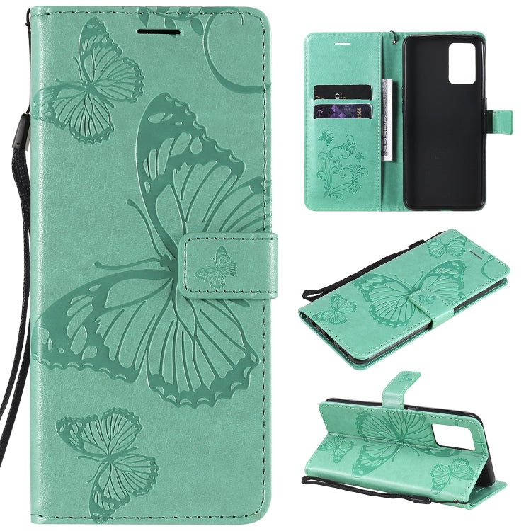 Pressed Printing Butterfly Pattern Horizontal Flip PU Leather Case with Holder & Card Slots & Wallet & Lanyard, For LG Stylo 7 5G / 4G, For OPPO A74 4G / F19 4G, For OPPO A94 5G / F19 Pro / Reno 5F, For OPPO A93 5G / A74 5G�����������������������������...