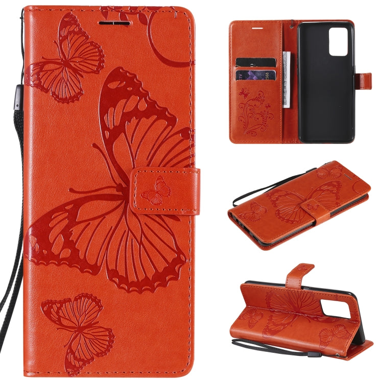 Pressed Printing Butterfly Pattern Horizontal Flip PU Leather Case with Holder & Card Slots & Wallet & Lanyard, For LG Stylo 7 5G / 4G, For OPPO A74 4G / F19 4G, For OPPO A94 5G / F19 Pro / Reno 5F, For OPPO A93 5G / A74 5G�����������������������������...