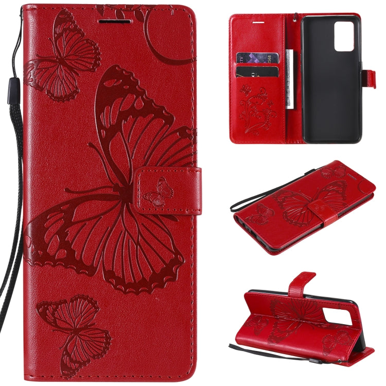 Pressed Printing Butterfly Pattern Horizontal Flip PU Leather Case with Holder & Card Slots & Wallet & Lanyard, For LG Stylo 7 5G / 4G, For OPPO A74 4G / F19 4G, For OPPO A94 5G / F19 Pro / Reno 5F, For OPPO A93 5G / A74 5G�����������������������������...