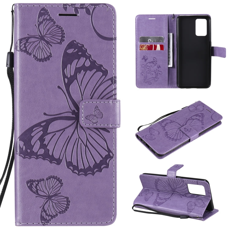 Pressed Printing Butterfly Pattern Horizontal Flip PU Leather Case with Holder & Card Slots & Wallet & Lanyard, For LG Stylo 7 5G / 4G, For OPPO A74 4G / F19 4G, For OPPO A94 5G / F19 Pro / Reno 5F, For OPPO A93 5G / A74 5G�����������������������������...
