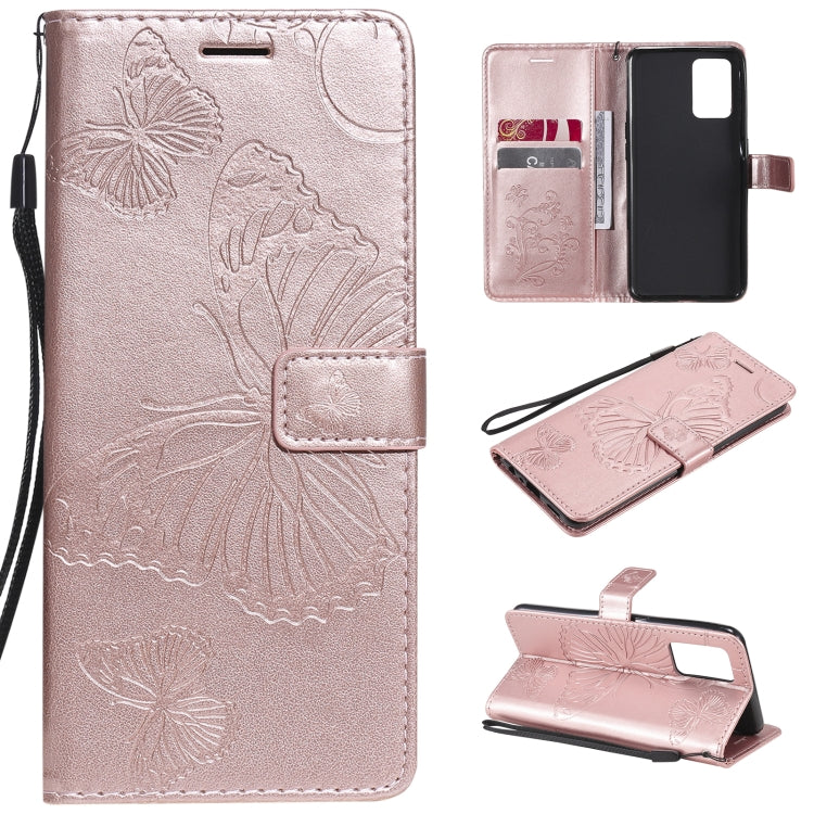 Pressed Printing Butterfly Pattern Horizontal Flip PU Leather Case with Holder & Card Slots & Wallet & Lanyard, For LG Stylo 7 5G / 4G, For OPPO A74 4G / F19 4G, For OPPO A94 5G / F19 Pro / Reno 5F, For OPPO A93 5G / A74 5G�����������������������������...