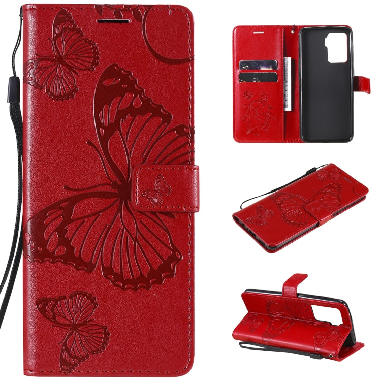 Pressed Printing Butterfly Pattern Horizontal Flip PU Leather Case with Holder & Card Slots & Wallet & Lanyard, For LG Stylo 7 5G / 4G, For OPPO A74 4G / F19 4G, For OPPO A94 5G / F19 Pro / Reno 5F, For OPPO A93 5G / A74 5G�����������������������������...