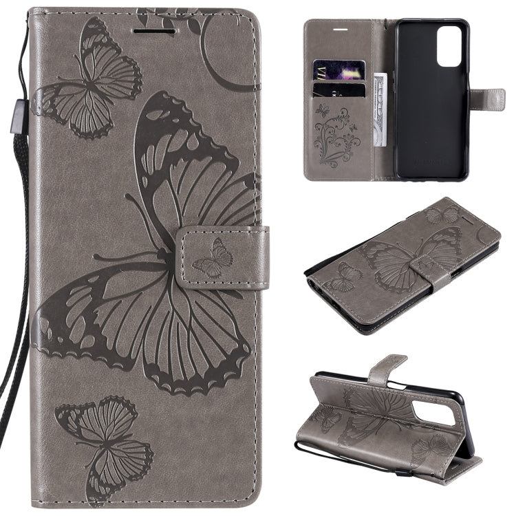 Pressed Printing Butterfly Pattern Horizontal Flip PU Leather Case with Holder & Card Slots & Wallet & Lanyard, For LG Stylo 7 5G / 4G, For OPPO A74 4G / F19 4G, For OPPO A94 5G / F19 Pro / Reno 5F, For OPPO A93 5G / A74 5G�����������������������������...