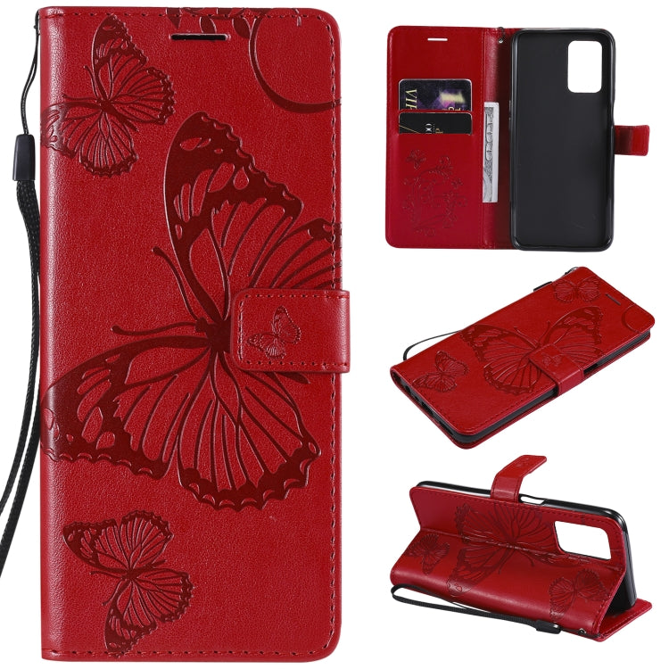 Pressed Printing Butterfly Pattern Horizontal Flip PU Leather Case with Holder & Card Slots & Wallet & Lanyard, For LG Stylo 7 5G / 4G, For OPPO A74 4G / F19 4G, For OPPO A94 5G / F19 Pro / Reno 5F, For OPPO A93 5G / A74 5G�����������������������������...