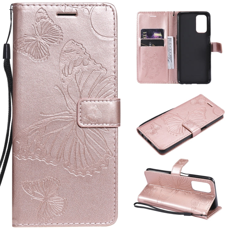 Pressed Printing Butterfly Pattern Horizontal Flip PU Leather Case with Holder & Card Slots & Wallet & Lanyard, For LG Stylo 7 5G / 4G, For OPPO A74 4G / F19 4G, For OPPO A94 5G / F19 Pro / Reno 5F, For OPPO A93 5G / A74 5G�����������������������������...