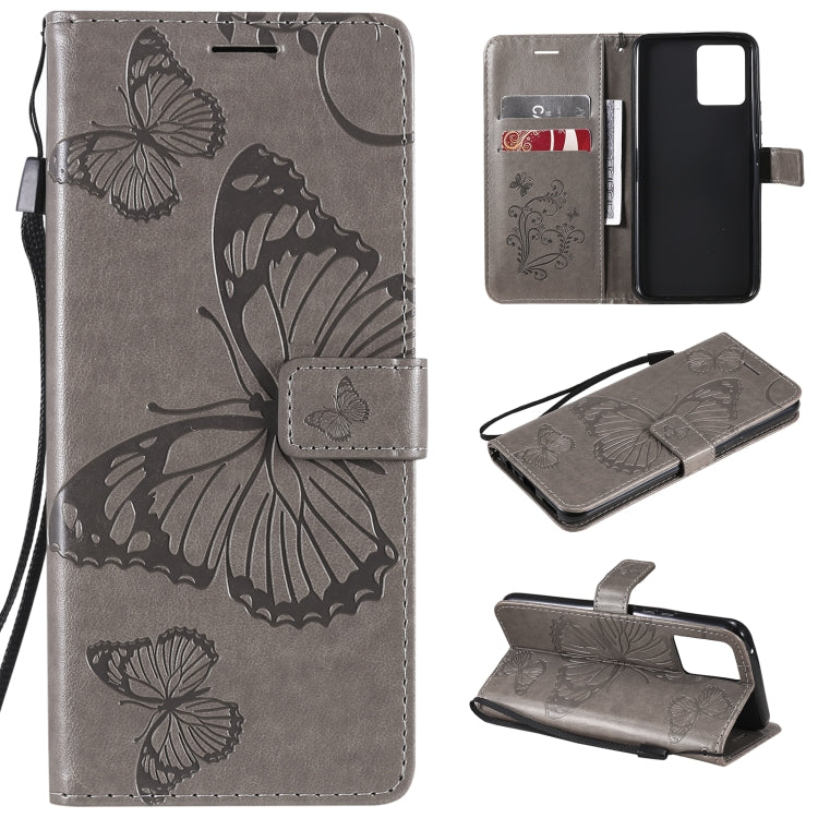 Pressed Printing Butterfly Pattern Horizontal Flip PU Leather Case with Holder & Card Slots & Wallet & Lanyard, For LG Stylo 7 5G / 4G, For OPPO A74 4G / F19 4G, For OPPO A94 5G / F19 Pro / Reno 5F, For OPPO A93 5G / A74 5G�����������������������������...