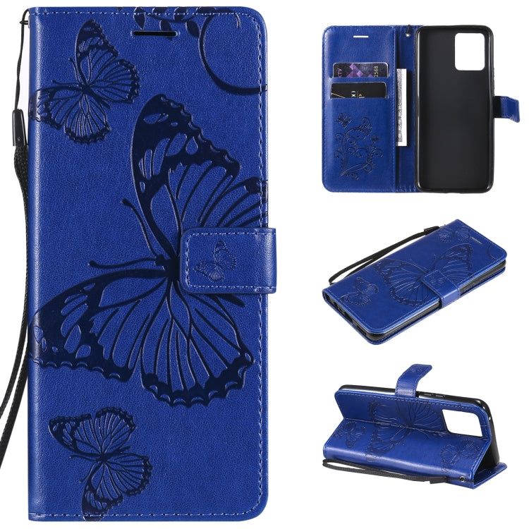 Pressed Printing Butterfly Pattern Horizontal Flip PU Leather Case with Holder & Card Slots & Wallet & Lanyard, For LG Stylo 7 5G / 4G, For OPPO A74 4G / F19 4G, For OPPO A94 5G / F19 Pro / Reno 5F, For OPPO A93 5G / A74 5G�����������������������������...