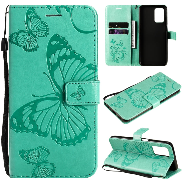 Pressed Printing Butterfly Pattern Horizontal Flip PU Leather Case with Holder & Card Slots & Wallet & Lanyard, For LG Stylo 7 5G / 4G, For OPPO A74 4G / F19 4G, For OPPO A94 5G / F19 Pro / Reno 5F, For OPPO A93 5G / A74 5G�����������������������������...