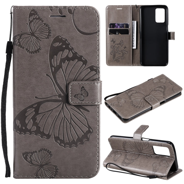 Pressed Printing Butterfly Pattern Horizontal Flip PU Leather Case with Holder & Card Slots & Wallet & Lanyard, For LG Stylo 7 5G / 4G, For OPPO A74 4G / F19 4G, For OPPO A94 5G / F19 Pro / Reno 5F, For OPPO A93 5G / A74 5G�����������������������������...