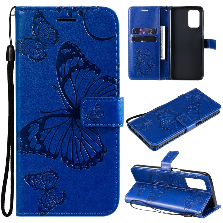 Pressed Printing Butterfly Pattern Horizontal Flip PU Leather Case with Holder & Card Slots & Wallet & Lanyard, For LG Stylo 7 5G / 4G, For OPPO A74 4G / F19 4G, For OPPO A94 5G / F19 Pro / Reno 5F, For OPPO A93 5G / A74 5G�����������������������������...