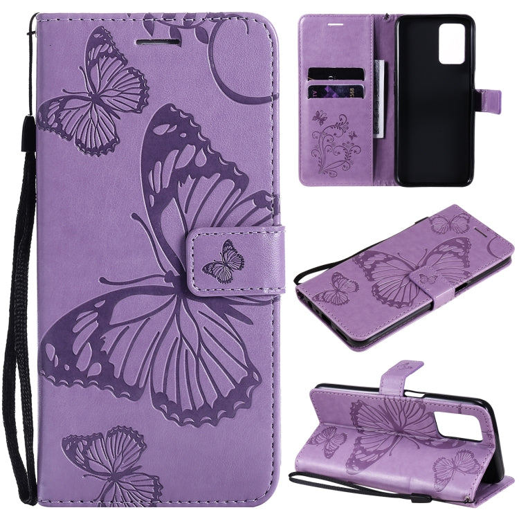 Pressed Printing Butterfly Pattern Horizontal Flip PU Leather Case with Holder & Card Slots & Wallet & Lanyard, For LG Stylo 7 5G / 4G, For OPPO A74 4G / F19 4G, For OPPO A94 5G / F19 Pro / Reno 5F, For OPPO A93 5G / A74 5G�����������������������������...