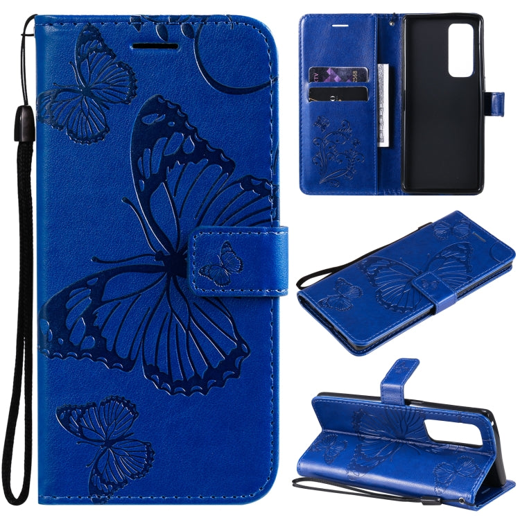 Pressed Printing Butterfly Pattern Horizontal Flip PU Leather Case with Holder & Card Slots & Wallet & Lanyard, For LG Stylo 7 5G / 4G, For OPPO A74 4G / F19 4G, For OPPO A94 5G / F19 Pro / Reno 5F, For OPPO A93 5G / A74 5G�����������������������������...